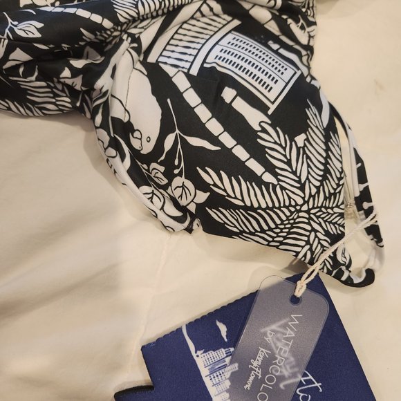 NWT: Watercolors by Kenny Flowers THE MEDELLÍN - UNDERWIRE ONE PIECE - Picture 2 of 2